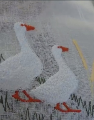 ZAZDROSTKA PANELOWA GĄSKI WYSOKOŚĆ 70 CM