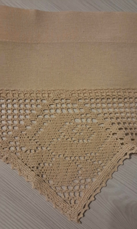 GOTOWA ZAZDROSTKA 30 X 70 CM BEŻOWA