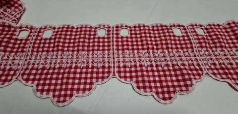 ZAZDROSTKA CZERWONA KRATECZKA WYSOKOŚĆ 17 CM