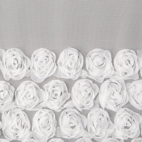 FIRANA RÓŻE 3D ROSES NA METRY WYSOKOŚĆ 300 CM (3 PASY RÓŻ SZYFON)