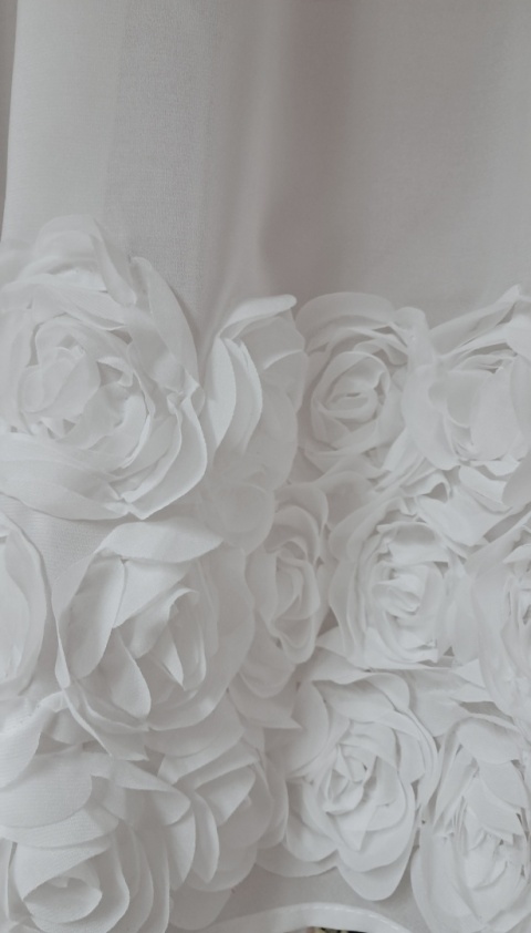 FIRANA GOTOWA RÓŻE 3D ROSES 160X400 WYCIĘTA W ŁUK