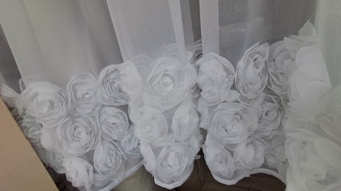 FIRANA GOTOWA RÓŻE 3D ROSES 160X400 WYCIĘTA W ŁUK