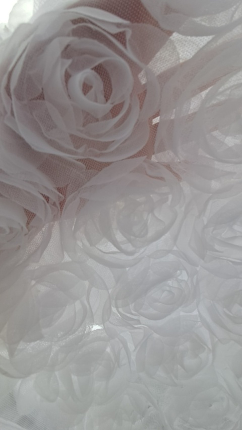 FIRANA GOTOWA RÓŻE 3D ROSES 160X400 WYCIĘTA W ŁUK