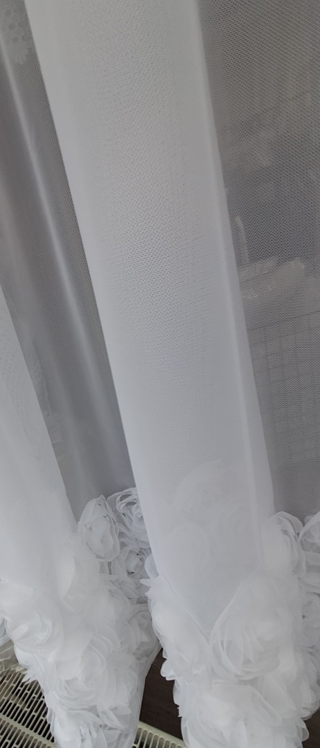 FIRANA GOTOWA RÓŻE 3D ROSES 160X400 WYCIĘTA W ŁUK