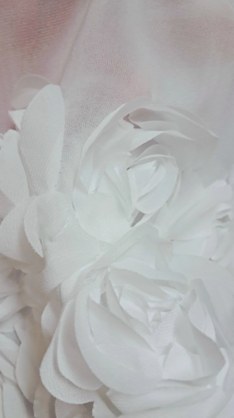 FIRANA RÓŻE 3D ROSES NA METRY WYSOKOŚĆ 300 CM (3 PASY RÓŻ SZYFON)