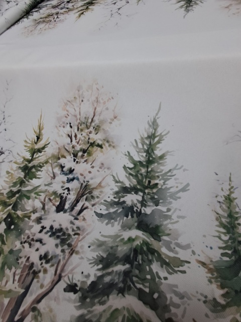 TKANINA CHOINKI NA BOKACH