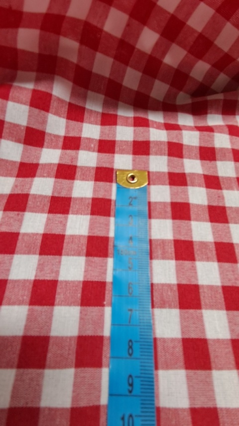 TKANINA KRATECZKA CZERWONA