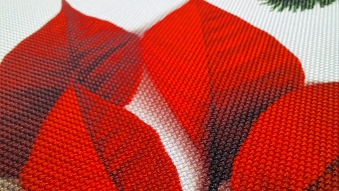 TKANINA OBRUSOWA DEKORACYJNA GWIAZDY BETLEJEMSKIE