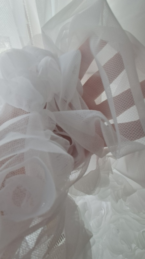 FIRANA GOTOWA RÓŻE 3D ROSES 160X350 PROSTA