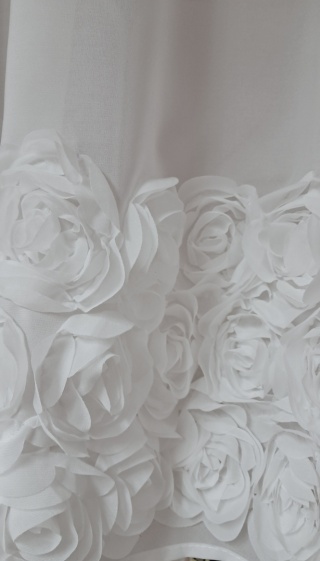 FIRANA GOTOWA RÓŻE 3D ROSES 160X350 PROSTA