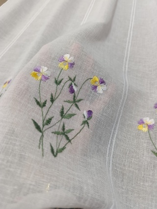 ZAZDROSTKA HAFTOWANE BRATKI WYSOKOŚĆ 90 CM