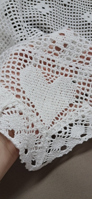 ZAZDROSTKA NICIANA SZYDEŁKOWA BIAŁA WYSOKOŚĆ 35 cm