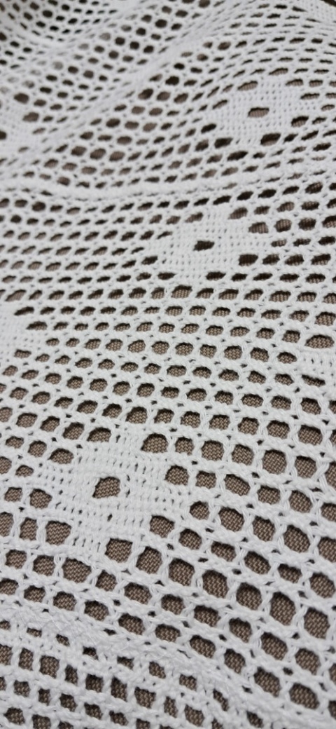 ZAZDROSTKA NICIANA SZYDEŁKOWA BIAŁA WYSOKOŚĆ 65 cm