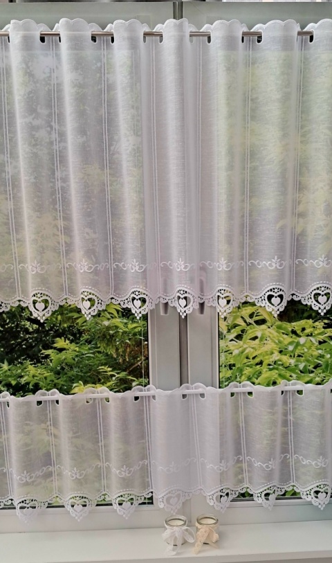 ZAZDROSTKA BATYST PANELOWA WYKOŃCZONA SERCEM Z GIPIURY WYSOKOSĆ 60 CMCM