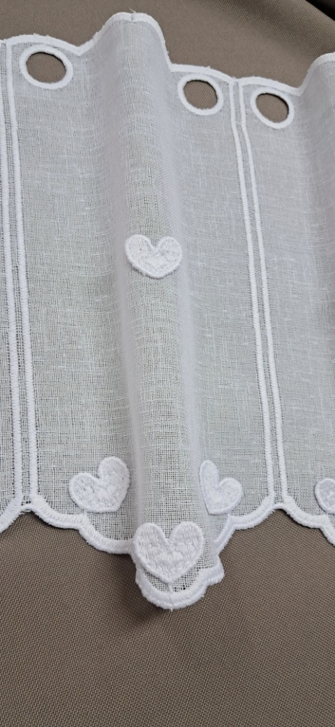 ZAZDROSTKA BIAŁE SERDUSZKA 3D WYSOKOŚĆ 30 CM