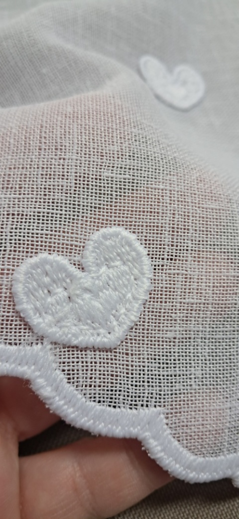 ZAZDROSTKA BIAŁE SERDUSZKA 3D WYSOKOŚĆ 30 CM